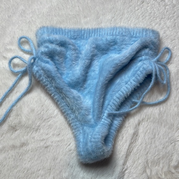 For Love & Lemons Fuzzy Tie Shorts - SIZE: XXS - Picture 3 of 3